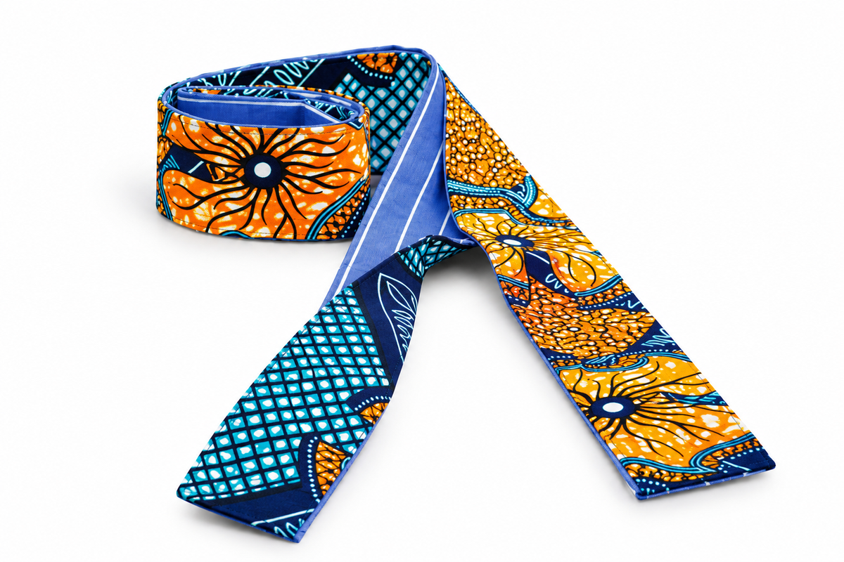 Mooi Reversible Statement Wrap Belt
