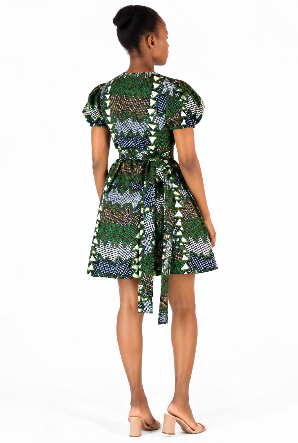 Zuri African Print Mini Dress
