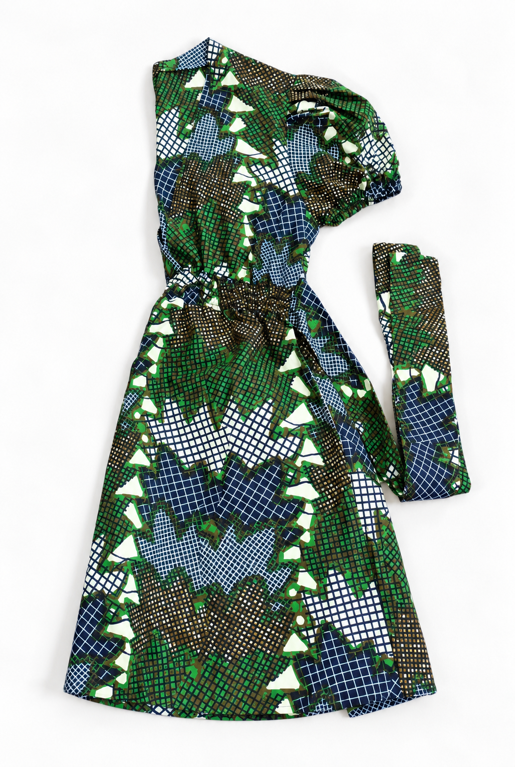 Zuri African Print Mini Dress