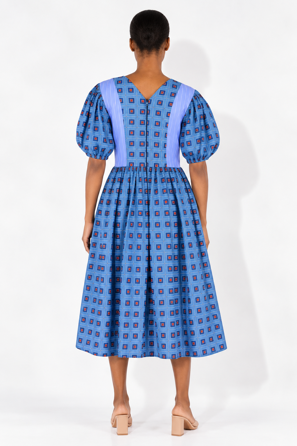 The Sky Cotton Midi Dress