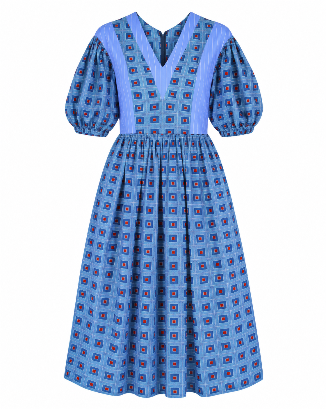 The Sky Cotton Midi Dress