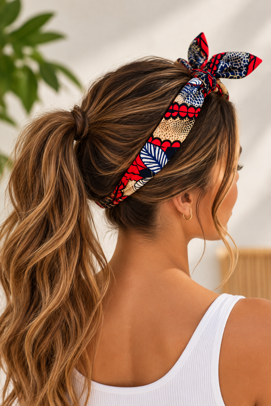 Lulu African Print Headband – 100% Cotton