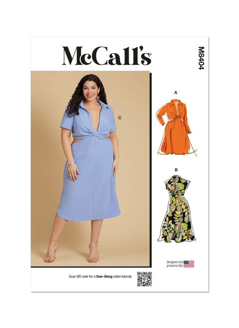 McCall's Sewing Pattern Women's Dress With Sleeve